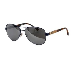 Burberry UNISEX mirrored aviators in navy blue